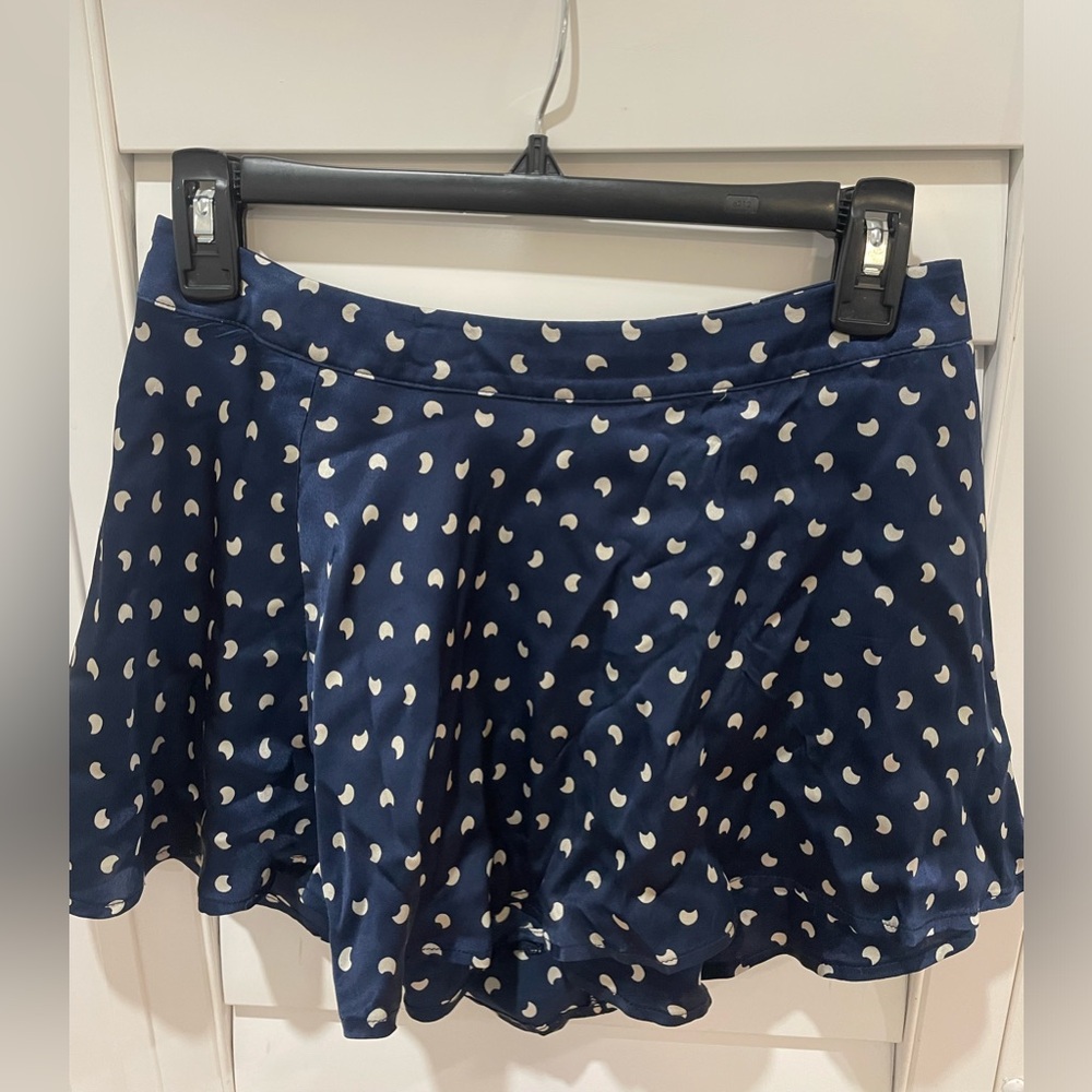 SIR mini skort satin with polka dot like print